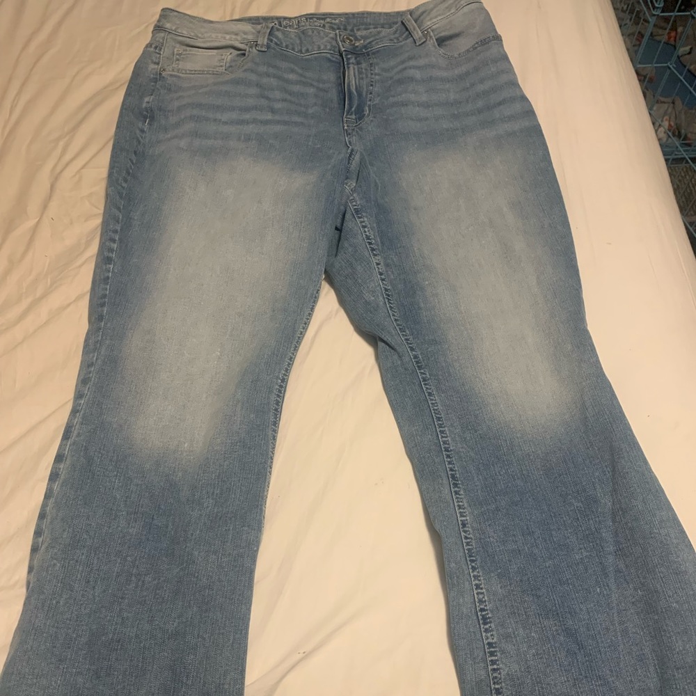 Maurices short flare jeans